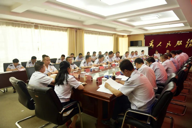 會(huì)議現(xiàn)場(chǎng)。國家稅務(wù)總局海西州稅務(wù)局供圖