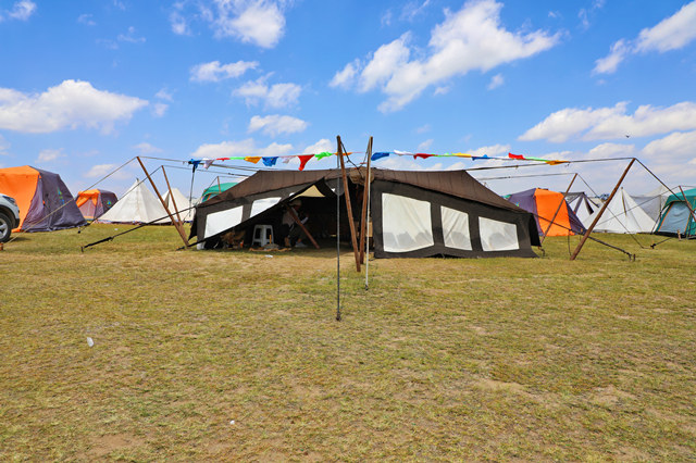 黑牦牛帳篷。天峻縣委宣傳部供圖