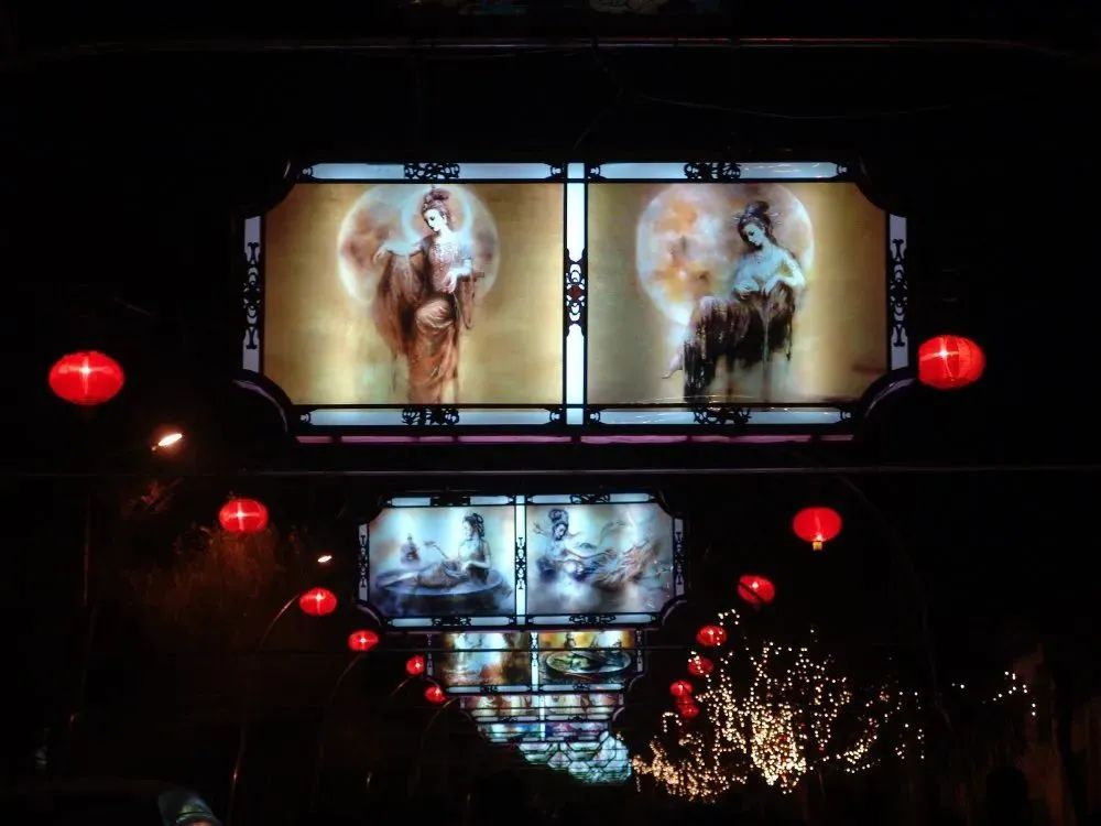 湟源排燈。西寧市文化旅游廣電局供圖