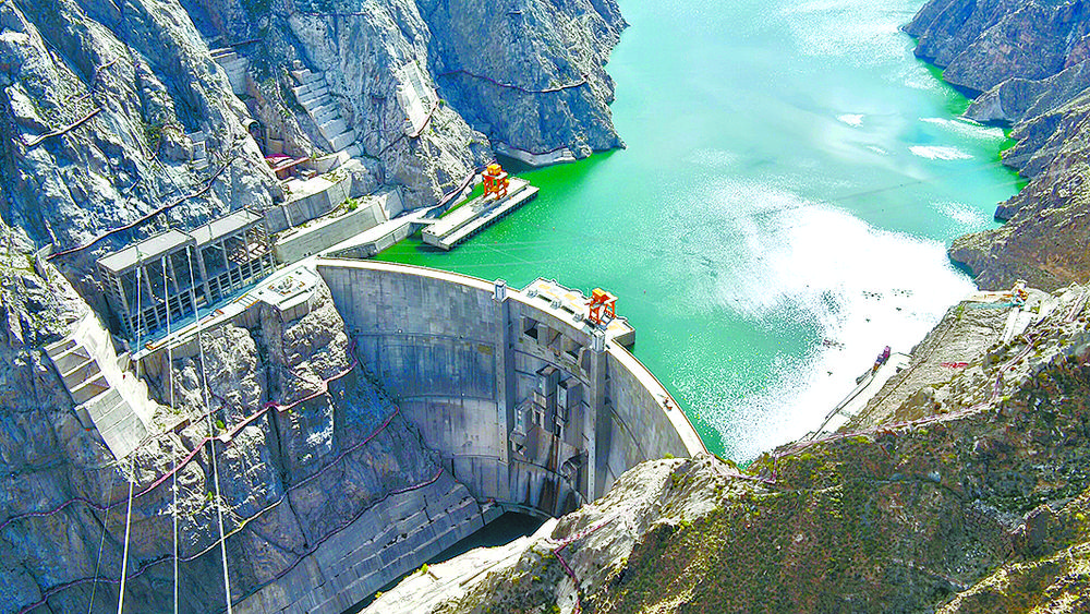 拉西瓦水電站遠景。黃河公司供圖