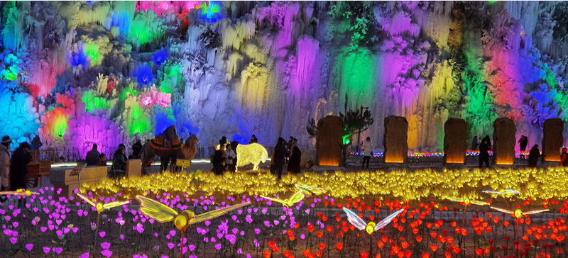 宗家溝第五屆冰雪文化旅游藝術(shù)節(jié)。西寧市文化旅游廣電局供圖