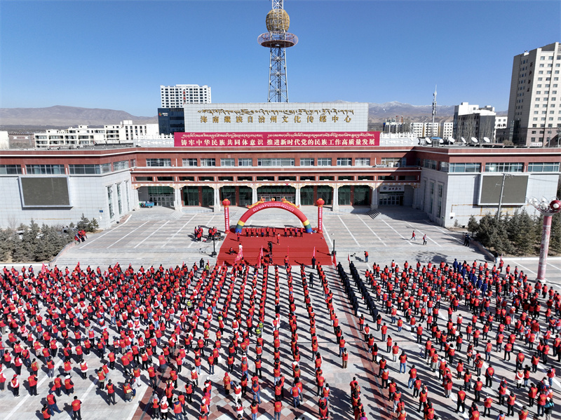 活動(dòng)現(xiàn)場(chǎng)。海南州委宣傳部供圖