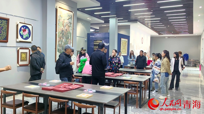 湟中非遺精品館。人民網(wǎng)記者 甘海瓊攝