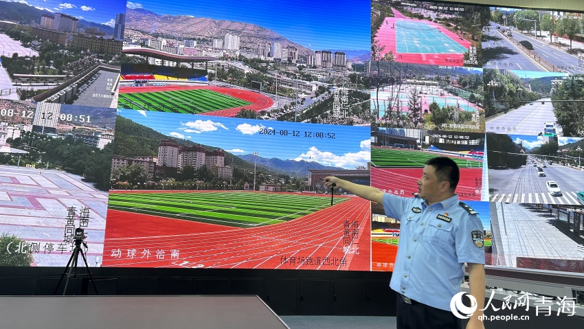 智慧大屏。人民網(wǎng) 陳明菊攝