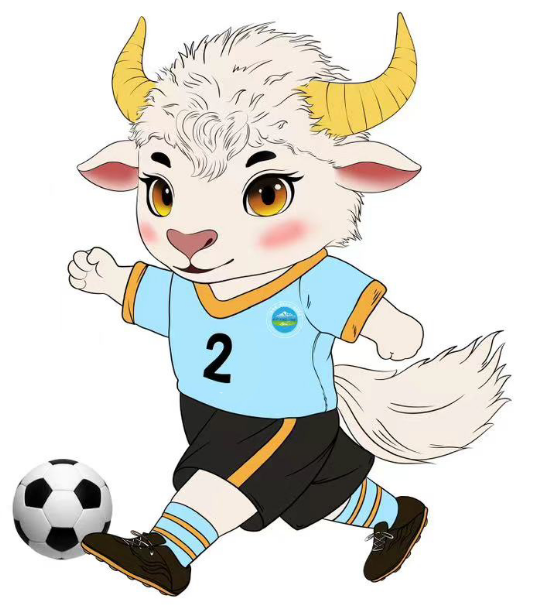 “牦貝貝”形象。青海省體育局供圖