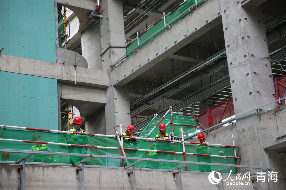 高處作業(yè)辨識區(qū)競賽現(xiàn)場。人民網(wǎng) 馬可欣攝