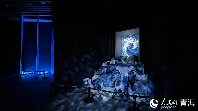 數(shù)字藝術(shù)展現(xiàn)場(chǎng)。實(shí)習(xí)生 吳桐攝