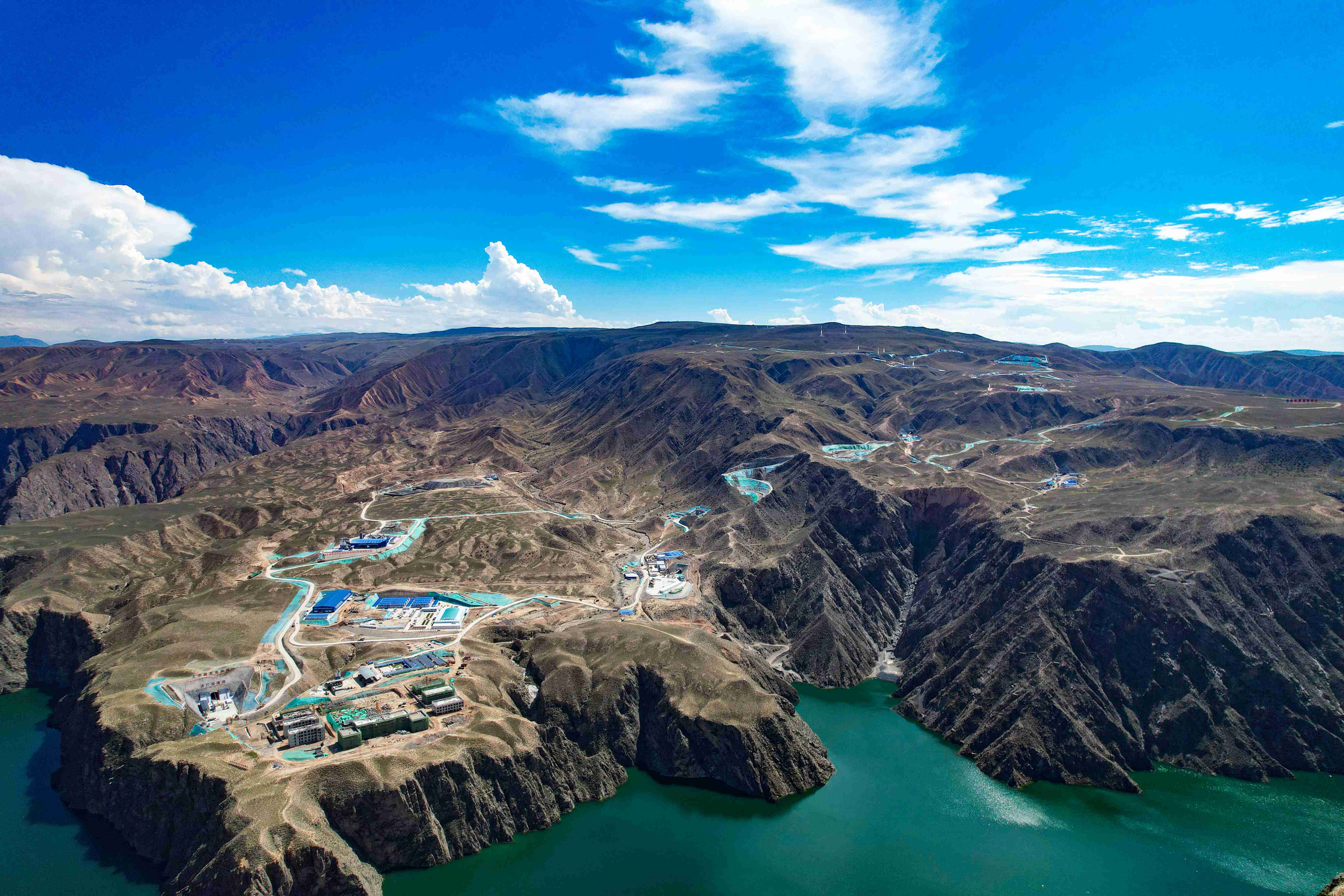 青海哇讓抽水蓄能電站建設(shè)現(xiàn)場。受訪者供圖