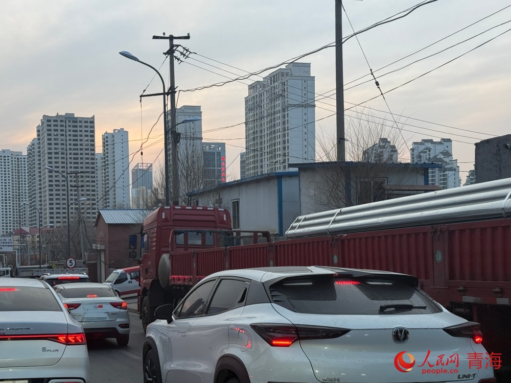 2025年3月，路邊隨意停放的大型貨車。人民網(wǎng) 況玉攝