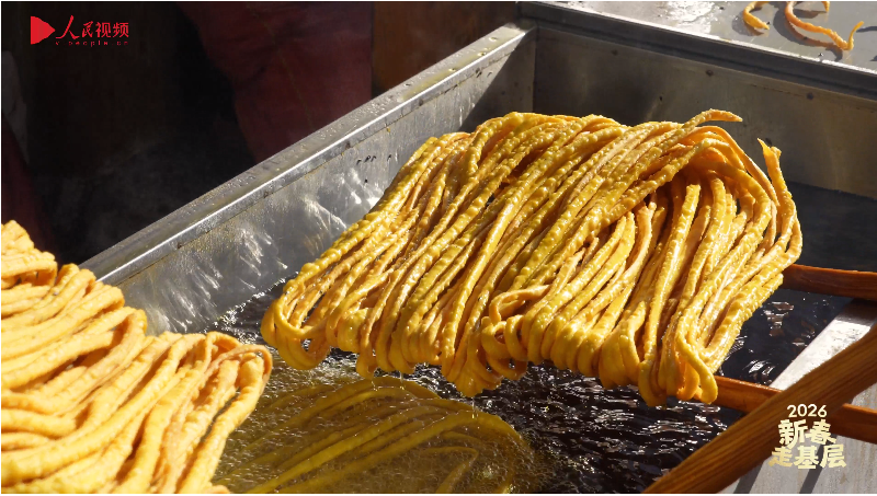 金黃的馓子 熱乎的日子